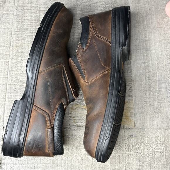 CAT Caterpillar Men’s Conclude Ergo Steel Toe Shoes SD Leather Brown Size 11 main image 8